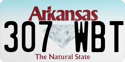 AR license plate 307WBT