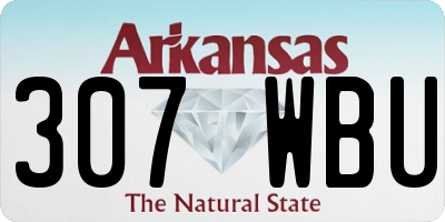 AR license plate 307WBU