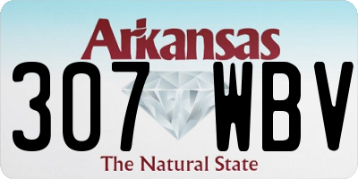 AR license plate 307WBV