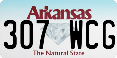 AR license plate 307WCG