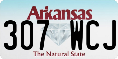 AR license plate 307WCJ