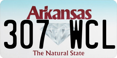 AR license plate 307WCL