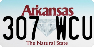 AR license plate 307WCU