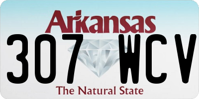 AR license plate 307WCV