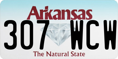 AR license plate 307WCW