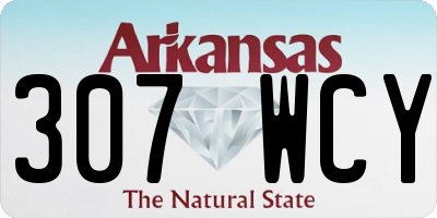 AR license plate 307WCY