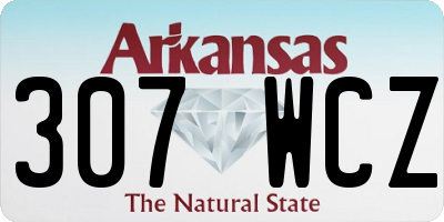 AR license plate 307WCZ