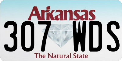 AR license plate 307WDS