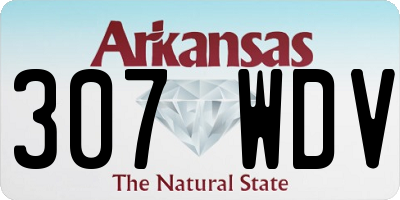 AR license plate 307WDV