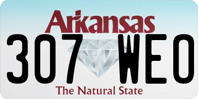AR license plate 307WEO
