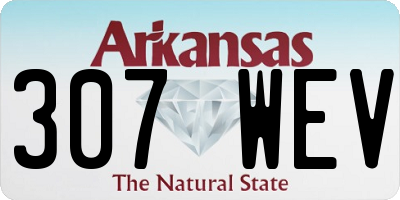 AR license plate 307WEV