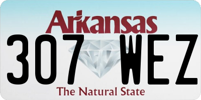 AR license plate 307WEZ