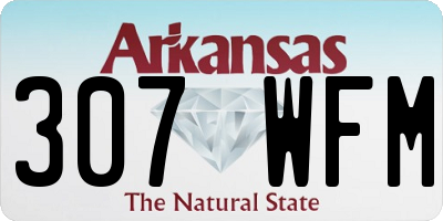AR license plate 307WFM