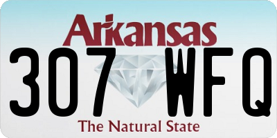 AR license plate 307WFQ