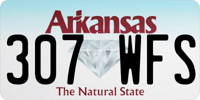 AR license plate 307WFS