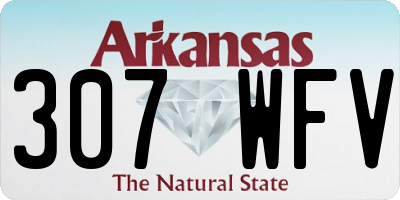 AR license plate 307WFV