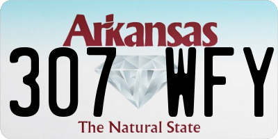 AR license plate 307WFY