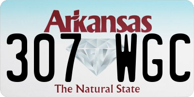 AR license plate 307WGC