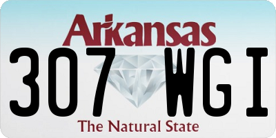 AR license plate 307WGI