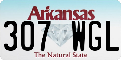 AR license plate 307WGL