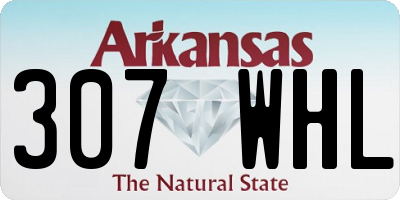 AR license plate 307WHL