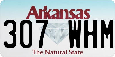 AR license plate 307WHM