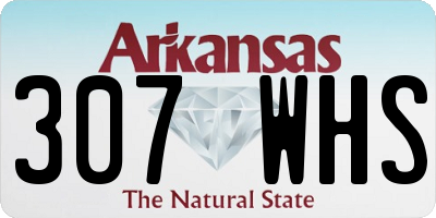 AR license plate 307WHS