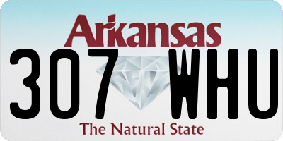 AR license plate 307WHU