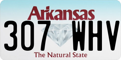 AR license plate 307WHV