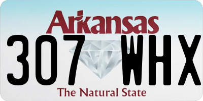 AR license plate 307WHX