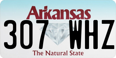 AR license plate 307WHZ