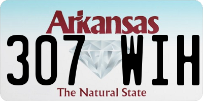 AR license plate 307WIH