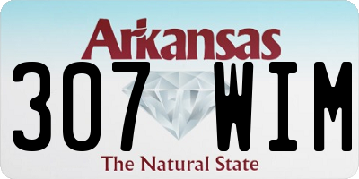 AR license plate 307WIM
