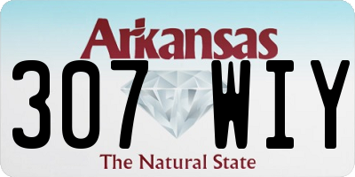 AR license plate 307WIY