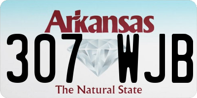 AR license plate 307WJB