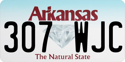 AR license plate 307WJC