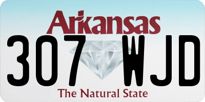 AR license plate 307WJD