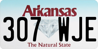 AR license plate 307WJE
