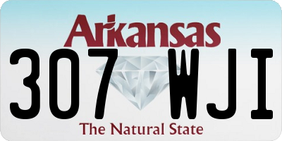 AR license plate 307WJI