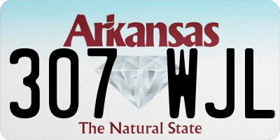 AR license plate 307WJL