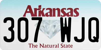 AR license plate 307WJQ