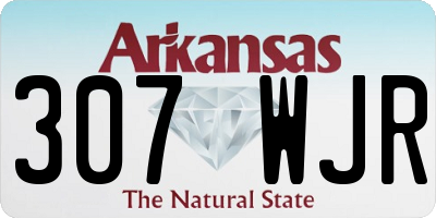AR license plate 307WJR