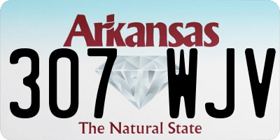 AR license plate 307WJV