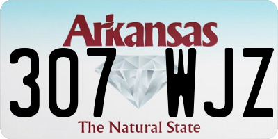 AR license plate 307WJZ