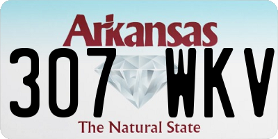 AR license plate 307WKV
