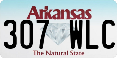 AR license plate 307WLC