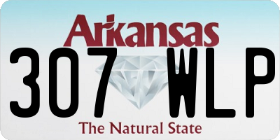 AR license plate 307WLP