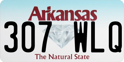 AR license plate 307WLQ