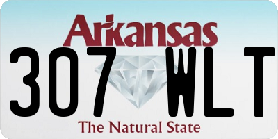 AR license plate 307WLT