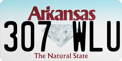 AR license plate 307WLU